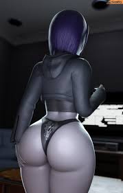 raven (dc), smitty34, 3d, anti tattoo, big ass - R34 Vault