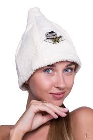 100 Wool Sauna Hat