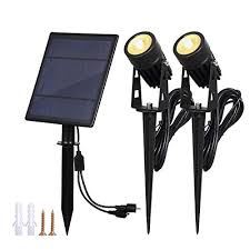 This pack of stylish silver signature garden solar garden lights contains 6 solar lights that are made from strong stainless steel and durable waterproof abs plastic, so they are designed to endure all kinds of weather. Garden Solar Spot Lights Outdoor T Sunrise Ip65 Waterproof Outdoor Solar Lights Landscape Lighting Wall Light Auto On Off For Yard Garden Driveway Pathway Pool Tree Patio Warm White Buy Online In Bahamas