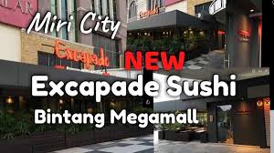 To perform tire changing, tire balancing & wheel alignment job. Brunei Excapade Sushi Is Opening In Bintang Megamall Miri City Miri City Sharing