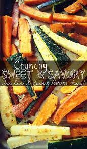 Sweet Potato And Zucchini Fries Recipes Food Cooking