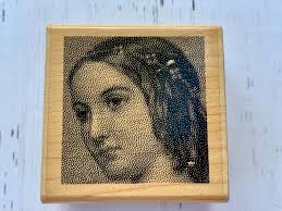 Paper Inspirations Vintage Victorian Angel Portrait Wood Mounted Rubber  Stamp, Paper Crafting, Scrapbooking Supply, Mixed Media, Collage