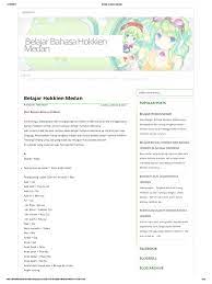 Layanan gratis google secara instan menerjemahkan kata, frasa, dan halaman web antara bahasa inggris dan lebih dari 100 bahasa lainnya. Belajar Hokkien Medan