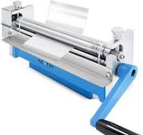 NEWTRY Máquina dobladora de laminación deslizante, máquina redonda de  doblado de placas de metal con 2 rodillos deslizantes desmontables de 12.6  ...