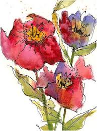 Choose your favorite watercolor flower paintings from 40,924 available designs. I Have Decided That I Just Love To Do Watercolors That Are More Expressive And Not Quite As Tight It Is Actually Fairly Watercolor Flowers Art Watercolor Art