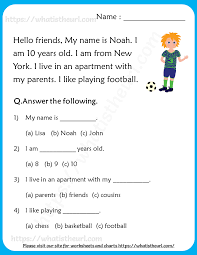 2nd grade reading comprehension passages with test questions. Reading Comprehension For Grade 2 2 Your Home Teacher
