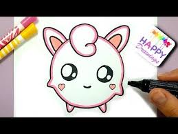 How To Draw Pokemon Jigglypuff Cute Step By Step Easy Youtube Pokemon Drawings Pokemon Jigglypuff Cute Dragon Drawing