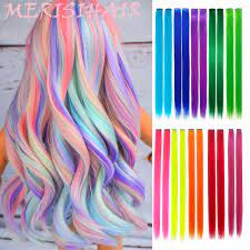Check out our colored extensions hair selection for the very best in unique or custom, handmade pieces from our shops. Buy Long Straight Fake Colored Hair Extensions Clip In Highlight Rainbow Hair Pink Synthetic Hair Strand At Affordable Prices Free Shipping Real Reviews With Photos Joom