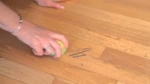 remove scuff marks from wood floor