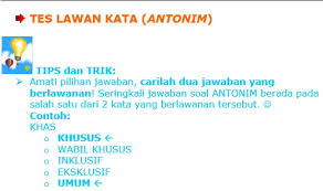 Soal Lawan Kata Antonim Untuk Awam Ini Loh Kunci Jawabannya Abi Awam Bicara