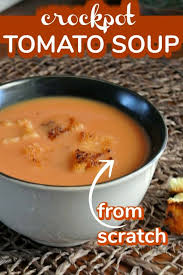 Serve as is, or if a smooth puree is preferred, process in a blender before serving. Crockpot Tomato Soup From Scratch Recipe Vegan In The Freezer