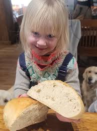 8-year-old makes successful sourdough bread