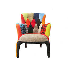 26'' h x 24'' w x 27'' d. Patchwork Armchair The Lounge