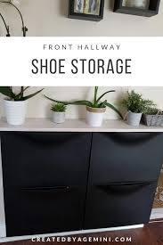 It allows for great storage, where you can easily tuck. Front Hallway Shoe Storage Created By A Gemini