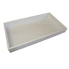 Large capacity, 2 ft square and 2.75. Plastic Display Trays Unlined