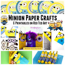 Minions are automated resource harvesting npcs. 37 Minion Paper Crafts Despicable Me Printables Red Ted Art Make Crafting With Kids Easy Fun