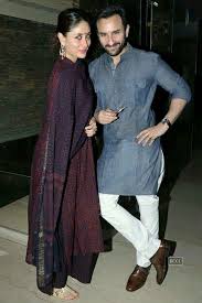 Saif Ali Khan In Casual Light Blue Kurta Designer Clothes For Men Fashion Suits For Men Mens Kurta Designs