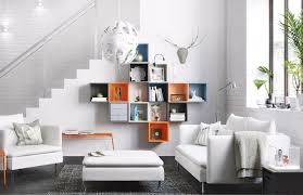 Neobvyklou Kompozici Vytvorite Sestavou Barevnych Zavesnych Skrinek Eket 175 X 35 X 210 Cm Cena Small Living Room Layout Small Living Rooms Livingroom Layout