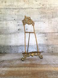 Book Stand Brass Book Holder Brass Easel Ornate Display Stand Music Sheet Stand Brass Bible Stand Recipe Stand Art Dis Book Holders Cookbook Holder Bible Stand