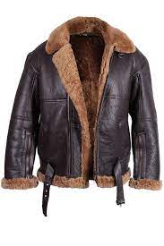 Mens Aviator Real Sheepskin Leather Jacket Bomber Flying Jackets Bnwt Biggest Winter Season Offer Http Fur Leather Jacket Flying Jacket Leather Jacket Style
