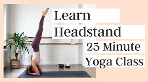Come in to a kneeling position and place this area on top of your head so you can feel the right positioning. Headstand Practice Flow To Prepare For Inversions 25 Min Yoga Class Youtube