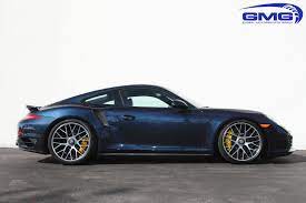 Porsche 991 Turbo S Dark Blue Metallic W Gmg Lowering Springs Exhaust Headers Giac Rennlist Discussion Foru Porsche Turbo S Porsche 996 Turbo Porsche Cars