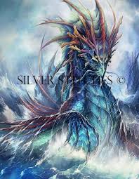 0012 Water Dragon Counted Cross Stitch Pattern Digital Etsy In 2021 Dragon Pictures Dragon Artwork Fantasy Dragon