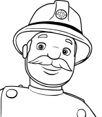 Amazing printable fireman sam cartoon coloring pages printable for. Fireman Sam Coloring Pages