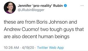 Previously she worked at commentary, pj media, human events, and the weekly standard. Jennifer Rubin Posting Her Ls Jenrubinls Twitter