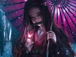 335 mobile walls 24 art 27 images 267 avatars 4 gifs. Desktop Wallpaper Anime Girl Beautiful Nezuko Kamado Hd Image Picture Background 10242b
