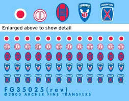 Wwii patch 18th airborne corps. Us Infantry Division Uniform Patches Archer Domino Model