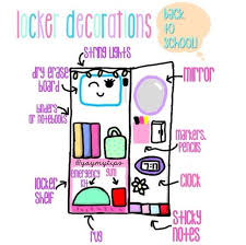 Locker Decor School Organization Middle School Survival Middle School Lockers