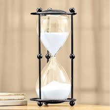Antique vintage brass sand timer 2 minute sandtimer brown collectible gift item. Bigbolo Black Metal Sand Timer Decorative Hourglass