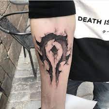 Horde tags tattoo ideas | see more ideas and motive about horde tattoo, horde art or drawings bigest tattoo gallery of tattoos idea, tattoos motive and design, tattoo artists and tattoo models. 30 World Of Warcraft Tattoos The Body Is A Canvas Gaming Tattoo Horde Tattoo Tattoos