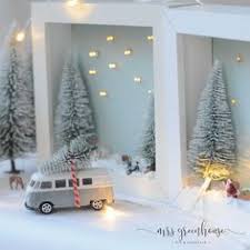 Winterlandschaft Im Bilderrahmen Ein Diy Im Winter Ikea Weihnachten Bilderrahmen Dekorieren Winterlandschaft