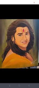 Mountains with acrylics