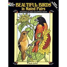They have long claws, silent wings and a masking color. Beautiful Birds In Mated Pairs Stained Glass Coloring Book
