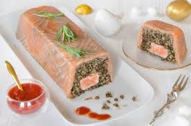 Terrine De Saumon Aux Lentilles Vertes Recette Terrine De Saumon Terrine Recettes De Cuisine