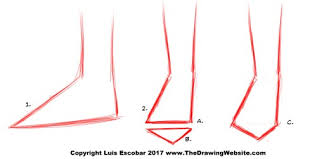 Drawing anime feet from side view anime feet side view. Cartoon Feet Formula The Drawing Website
