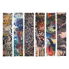 Tribal tattoos usually consist of thick, bold lines. Pack Of 6 Fancy Dress Stretchable Punk Biker Tribal Tattoo Arm Sleeves Ebay