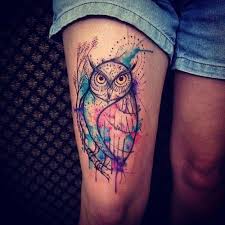 Erkek Ust Bacak Dovme Modelleri Man Thigh Tattoos 24 Baykus Dovmeleri Boyun Dovmeleri But Dovmeleri