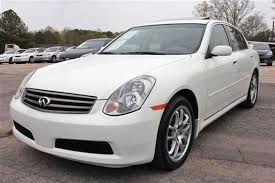Used 2006 Infiniti G35 Sedan 11 495 87k Miles Tan Leather Interior Manual Transmission Autotrader Cars For Sale Sedan