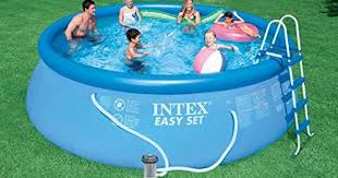 Swimming Pools Intex 15ft X 48in Easy Set Pool Set With Filter Pump Ladder Ground Cloth Pool Children Swimming Pool Portable Swimming Pools Inflatable Pool