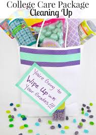 Unique College Care Package Idea Cleaning Up Organized 31 College Care Package Care Package Family Care Package