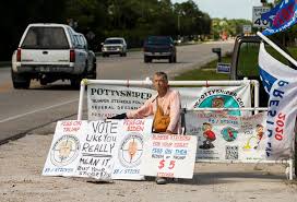 Election Day In Palm Beach County Residents Cast Ballots At The Polls