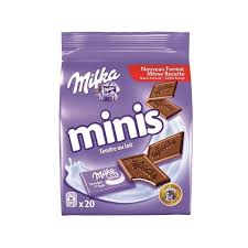 Milka Tendre Lait Minis 20x10g Chocolat Milka Chocolat Pate De Noisette