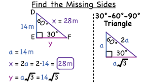 • perimeter = long side + short side + hypotenuse; How Do You Find Missing Sides In A 30a 60a 90a Triangle Virtual Nerd