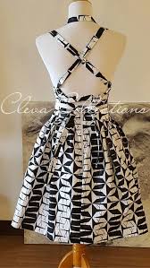 Black And White African Print Dress Black White Halter Crop Top And Skirt Ankara African Print African Fashion Dresses African Fashion Ankara African Print Dresses