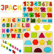 Subscriber account active since free. Wooden Puzzles For Toddlers Voamuw Wooden Alphabet Number Puzzles And Toyscentral Europe