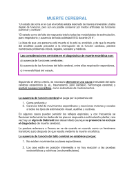 Para el tratamiento de la información se utilizó el programa spss, el microsoft word tabla 3. Muerte Cerebral Muerte Ciencias De La Salud